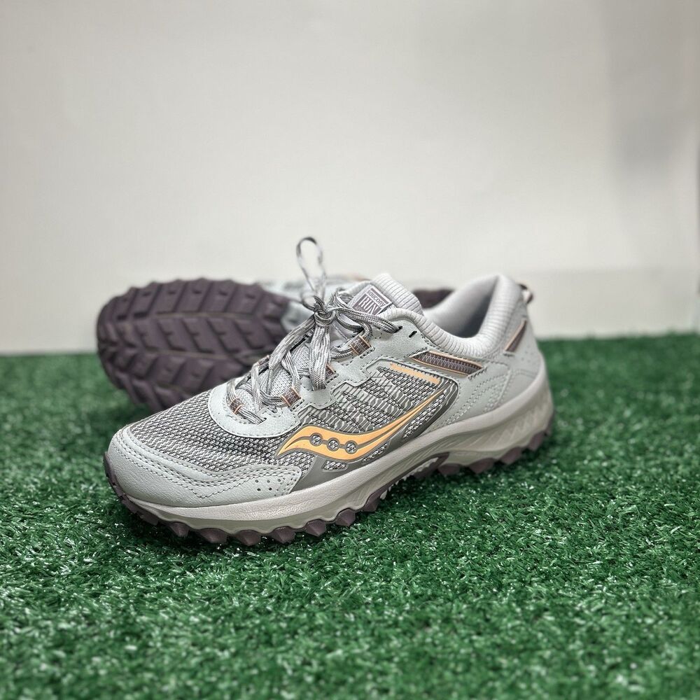 Saucony Excursion TR15 Womens Size 9 Trail Running Shoes Grey Peach S10524-17